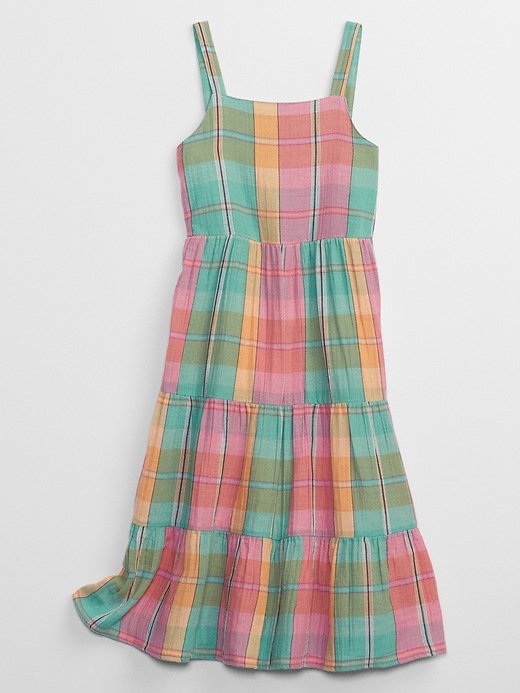 Image number 1 showing, Kids Tiered Midi Dress