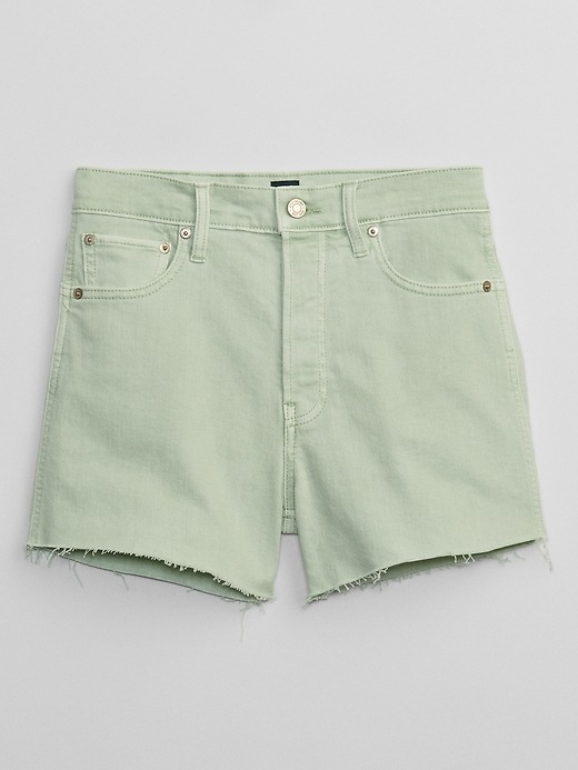 Image number 3 showing, 3.5" High Rise Cheeky Denim Shorts