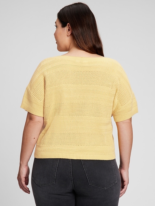 Image number 2 showing, Open-Stitch Top