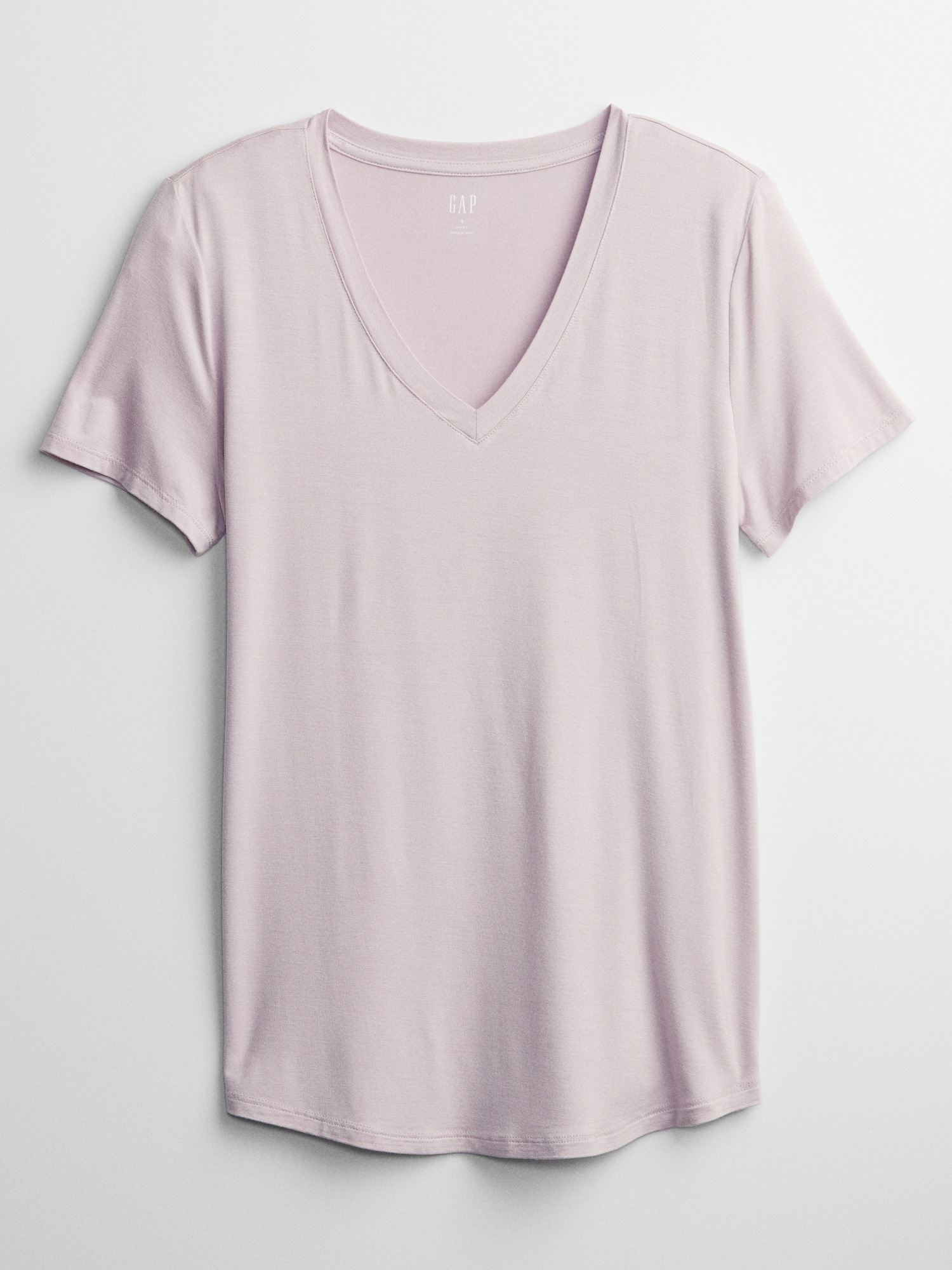 Luxe V-Neck T-Shirt | Gap Factory