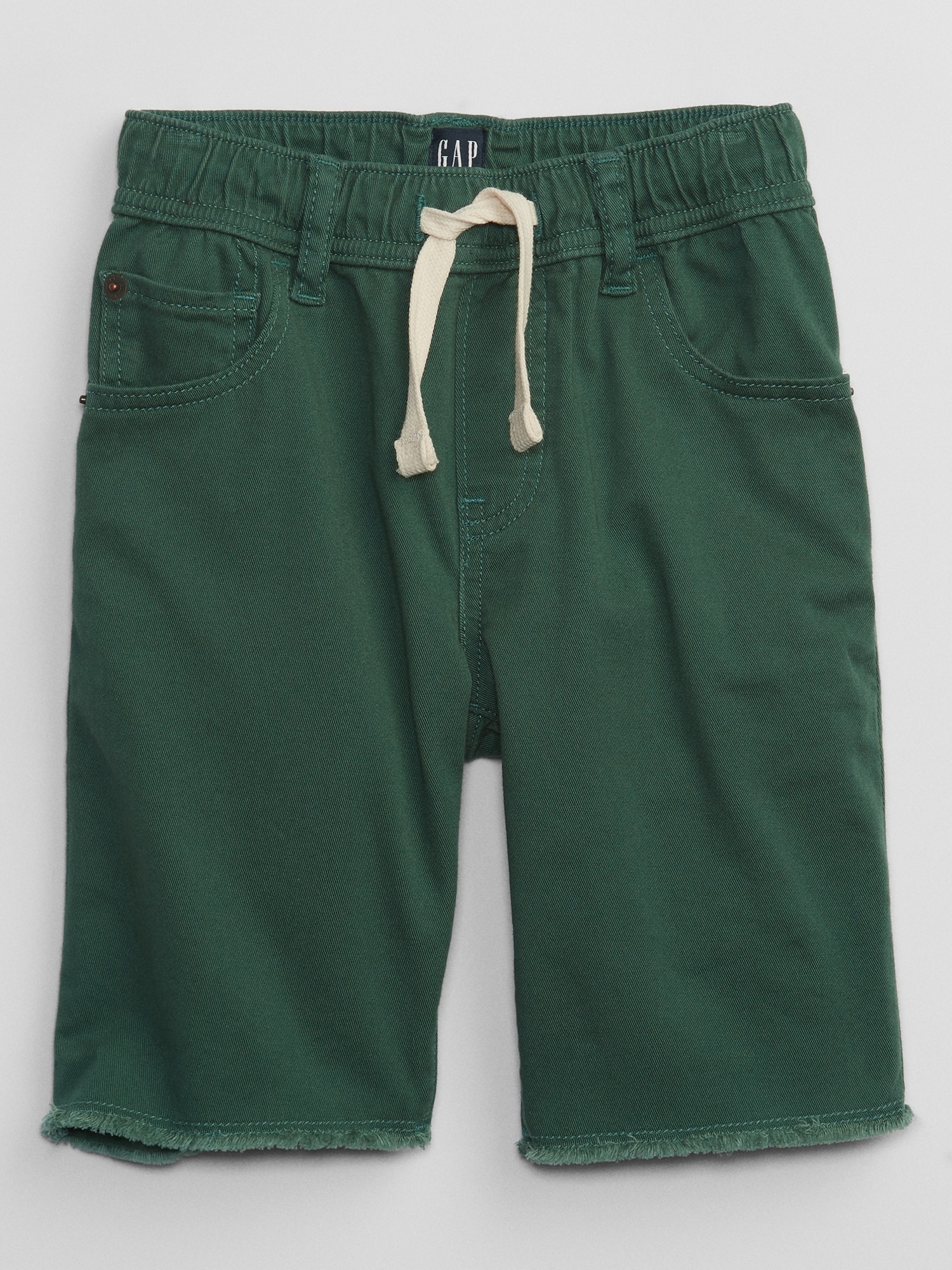 Kids Twill Pull-On Shorts with Washwell