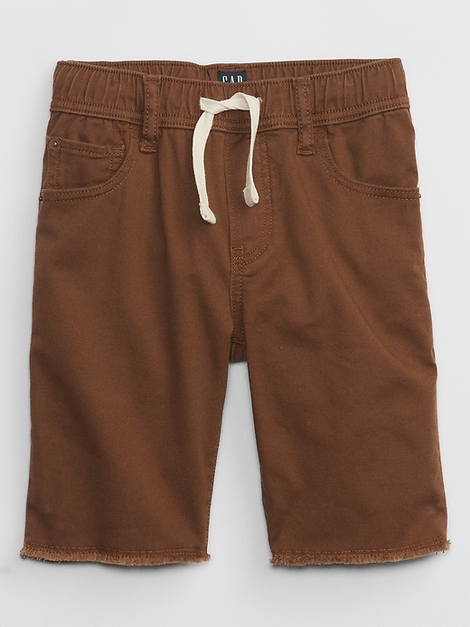 View large product image 1 of 1. Kids Twill Pull-On Shorts