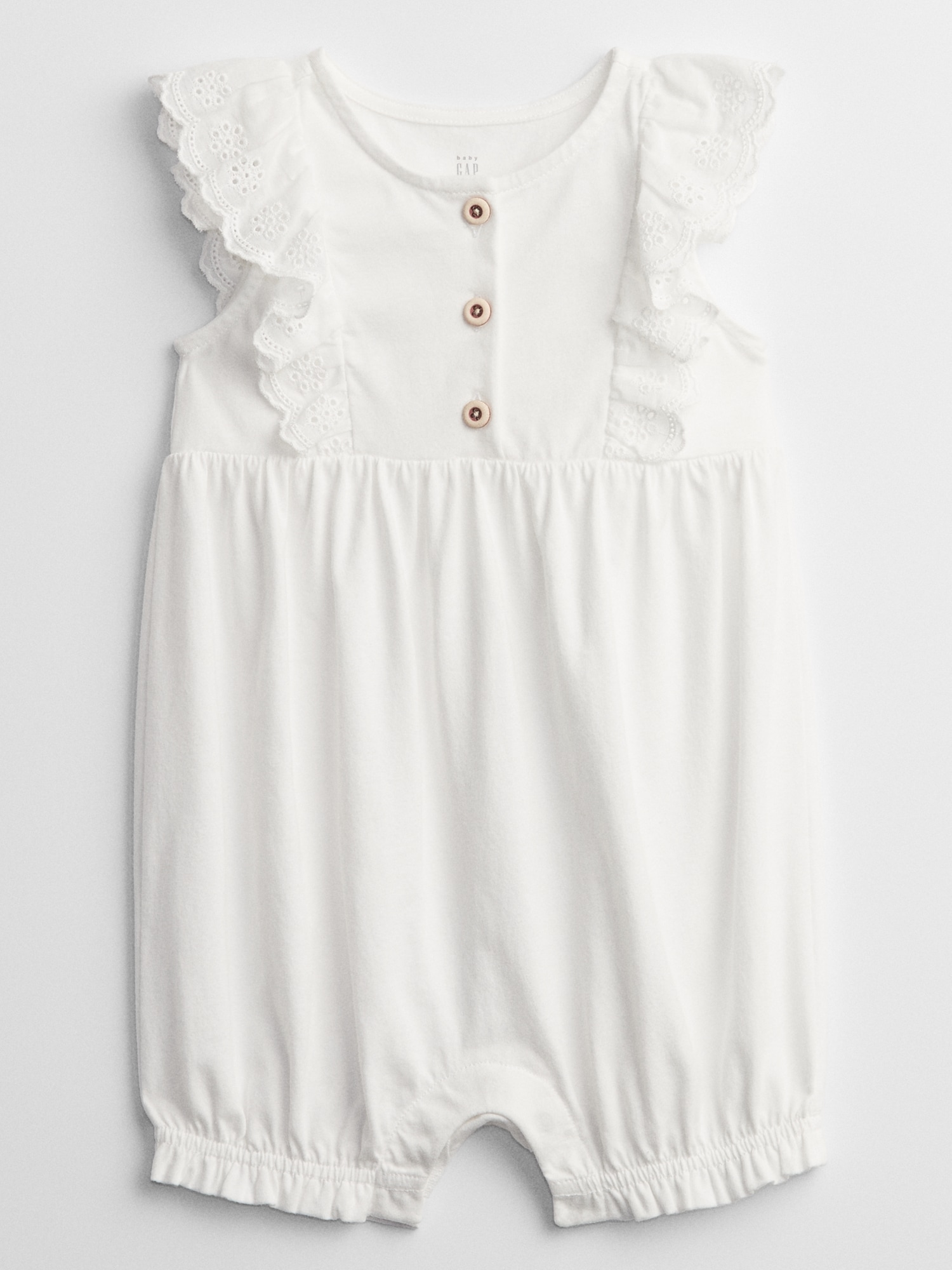 Baby Eyelet Romper Gap Factory