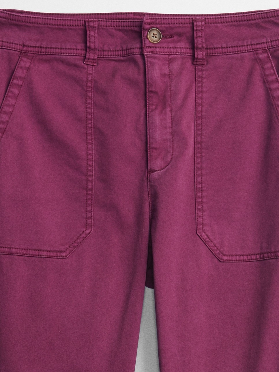 gap girlfriend khaki high rise