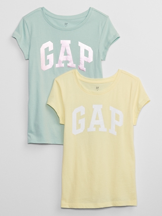 View large product image 1 of 1. Kids Gap Logo T-Shirt (2-Pack)