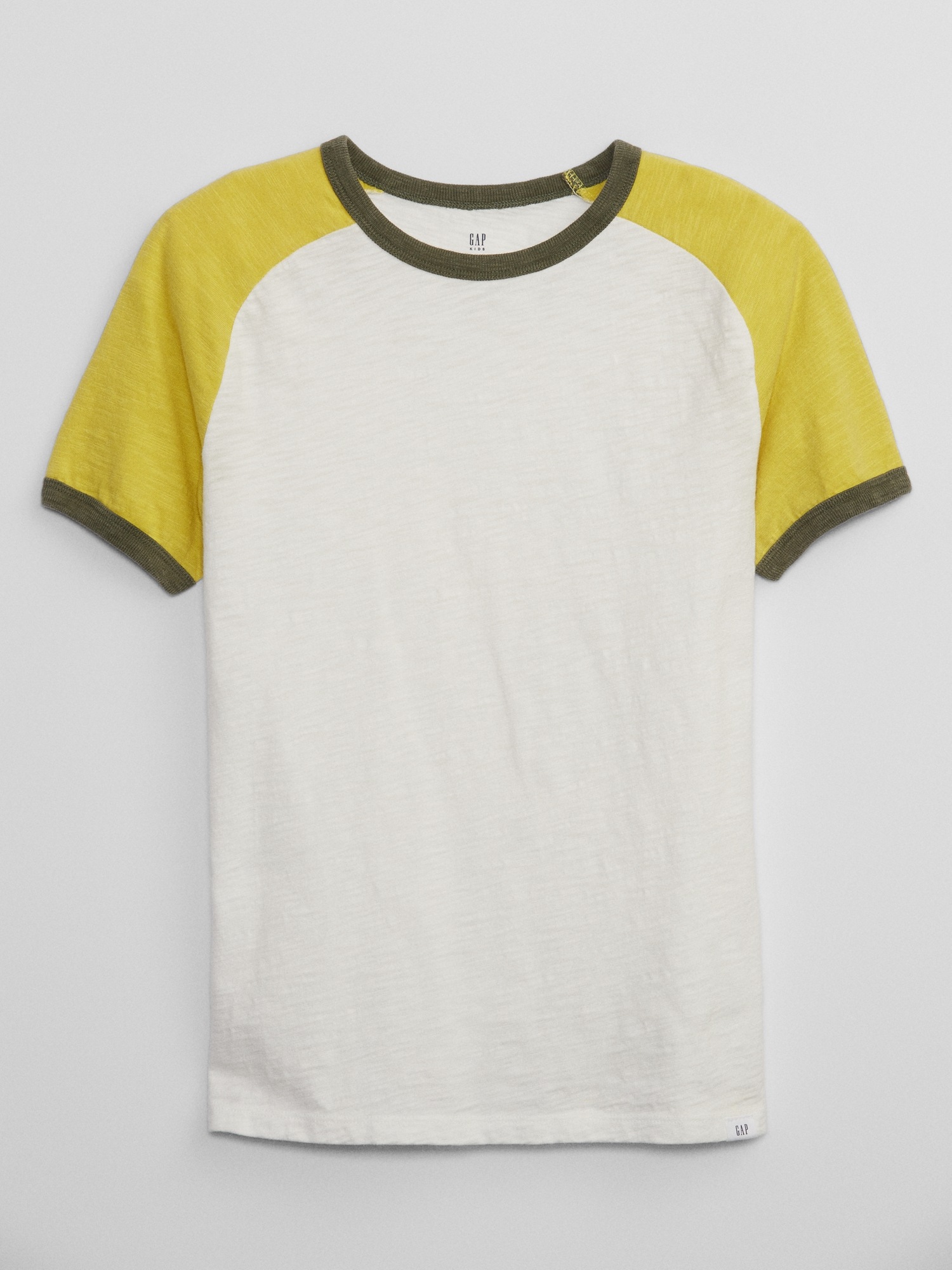 Tシャツ・カットソー NOT4NERD Anchor Logo Regular Fit Ringer TShirts Khaki J1TS0 Kids Colorblock Ringer T-Shirt | Gap Factory