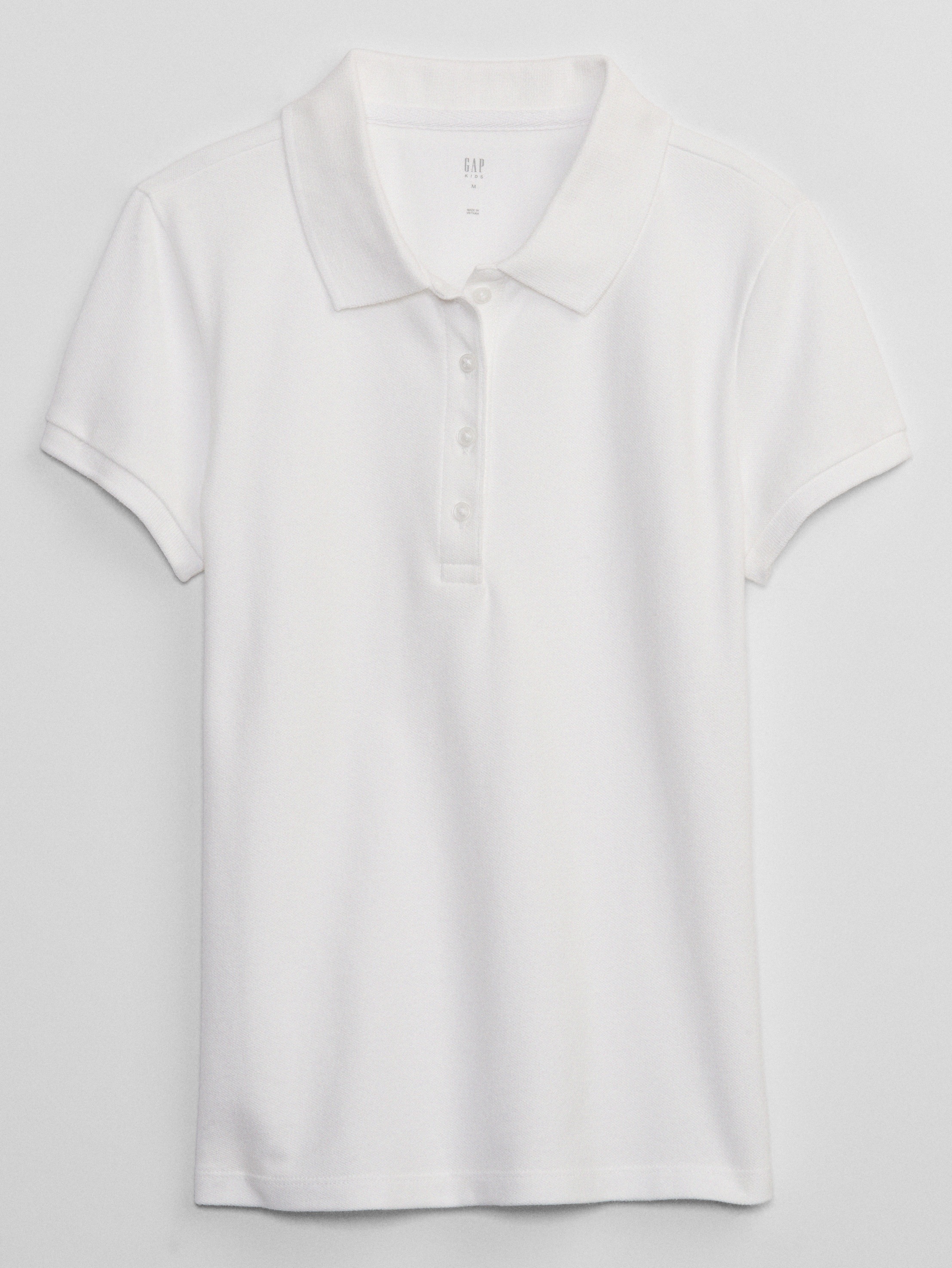 Kids Uniform Stretch Pique Polo Shirt