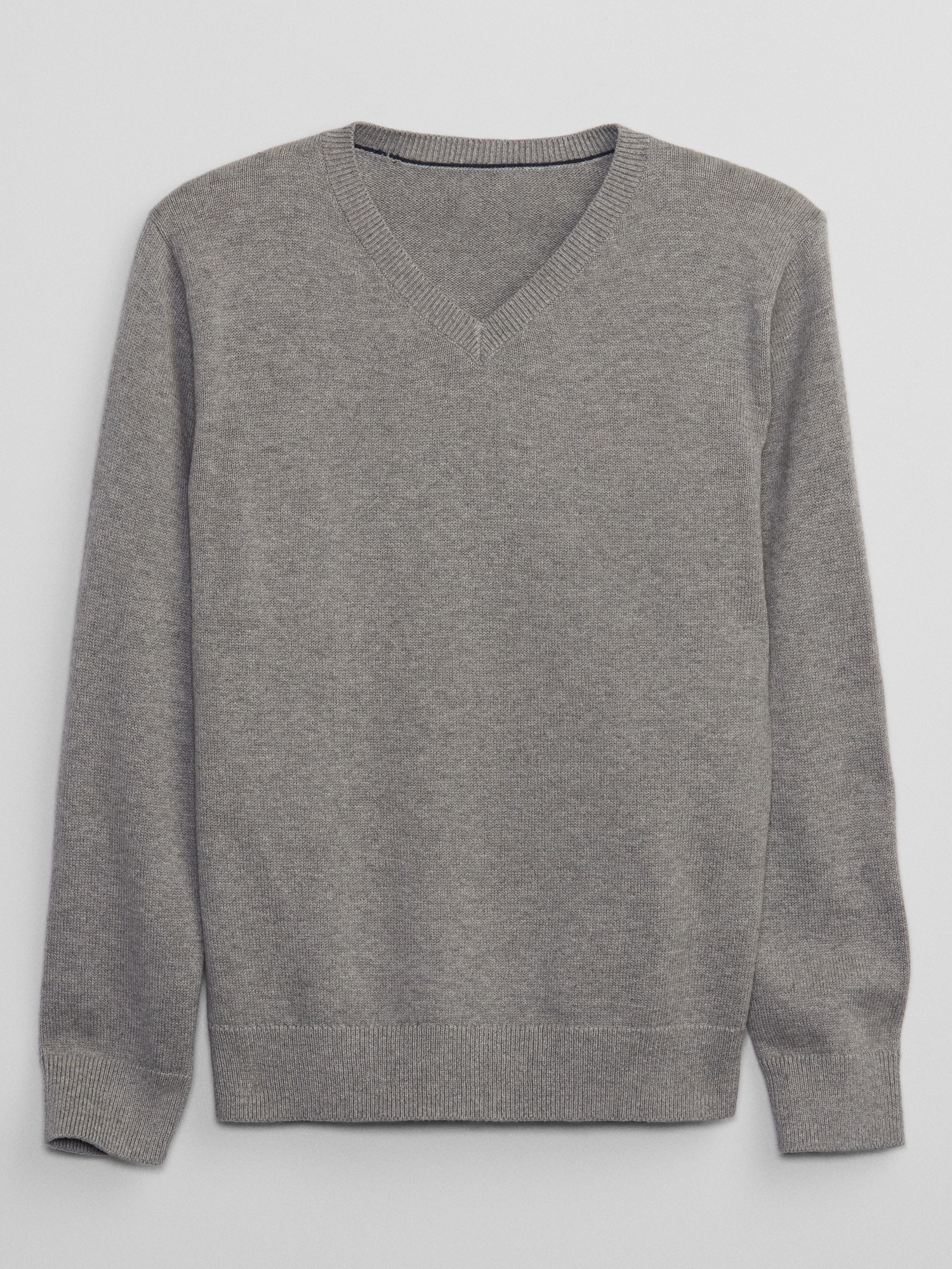 Kids Uniform Ribbed VNeck Sweater Gap Factory