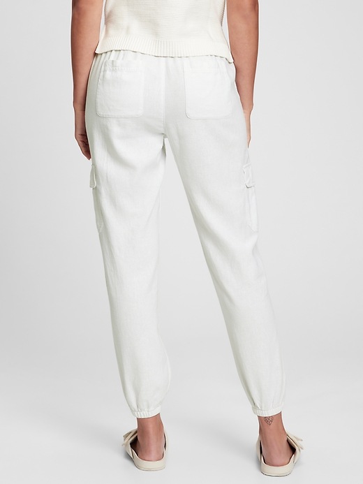 Image number 6 showing, Linen-Rayon Utility Joggers