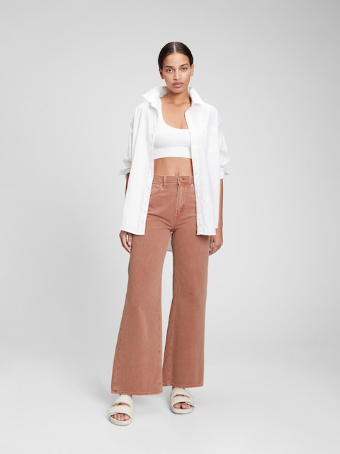 High Rise Wide-Leg Jeans