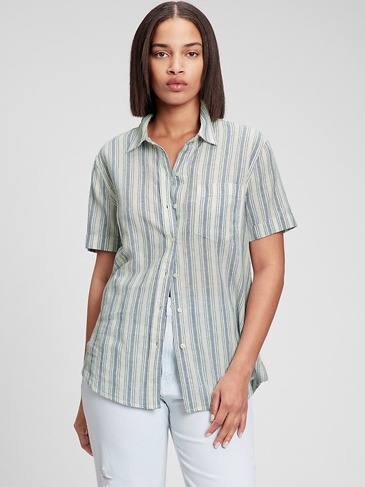 Image number 5 showing, Linen Easy Shirt