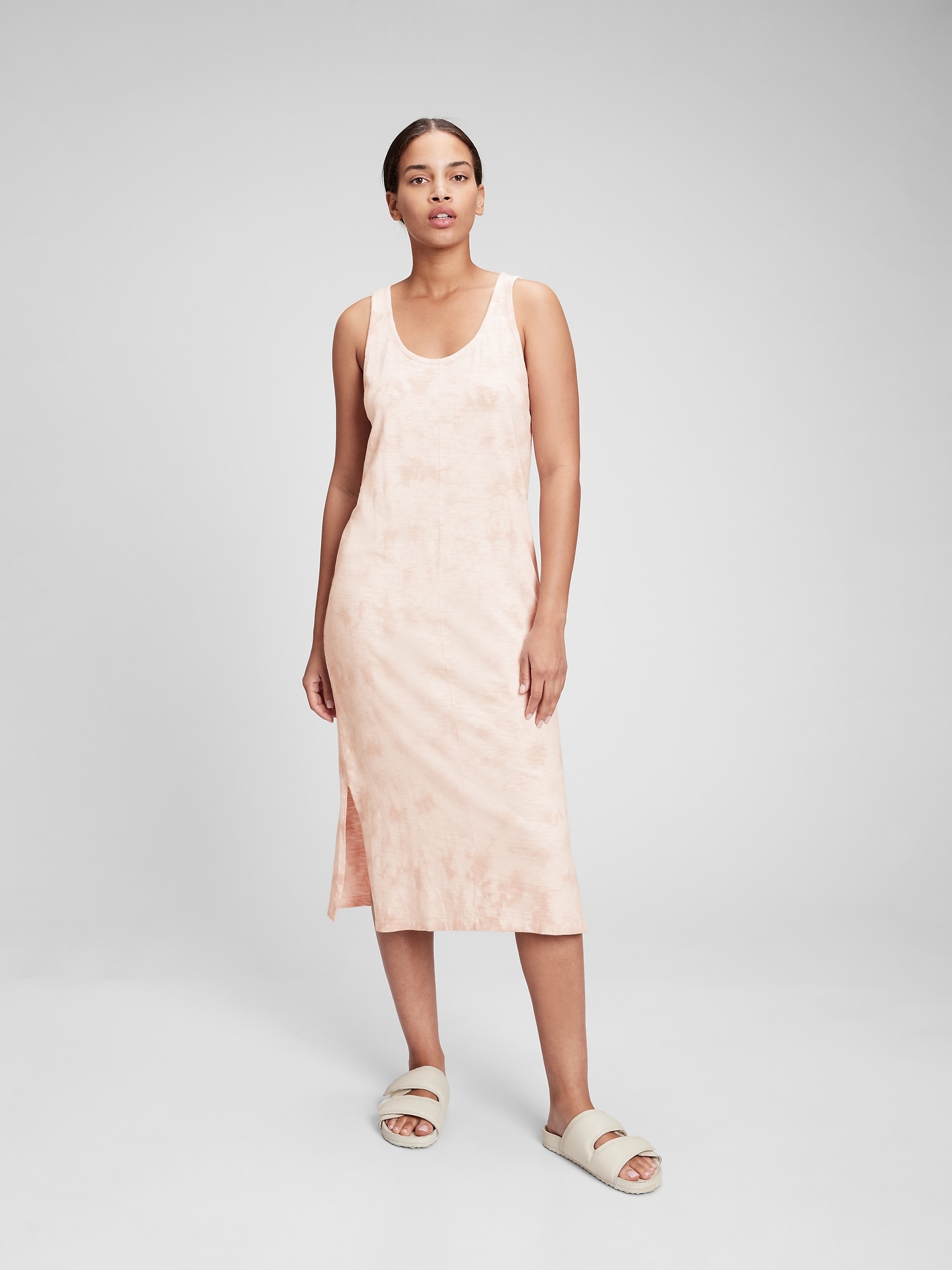 Gap Factory Women's Scoopneck Sleeveless Midi Dress