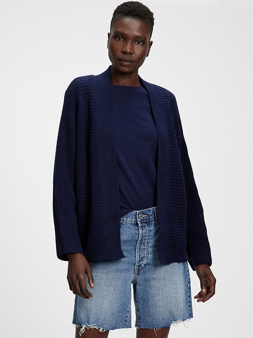 Image number 9 showing, Textured Open-Front Cardigan