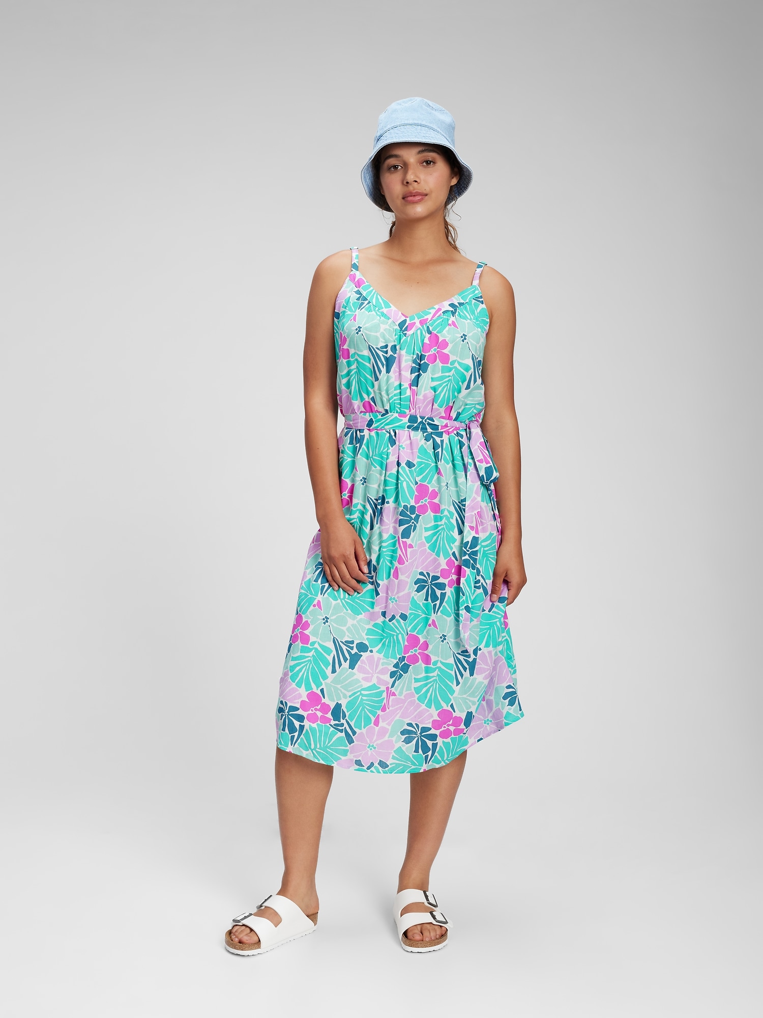 VNeck Midi Dress Gap Factory