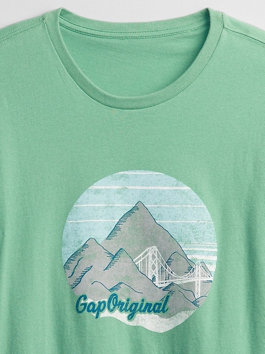 Image number 4 showing, Gap Logo Mountain Graphic T-Shirt