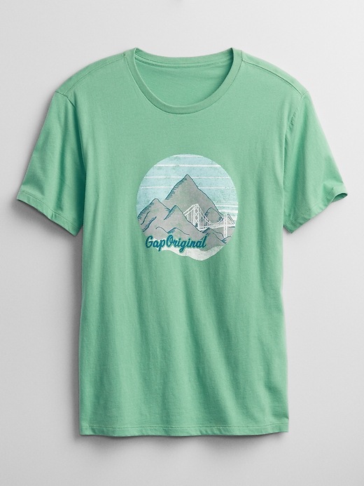 Image number 3 showing, Gap Logo Mountain Graphic T-Shirt