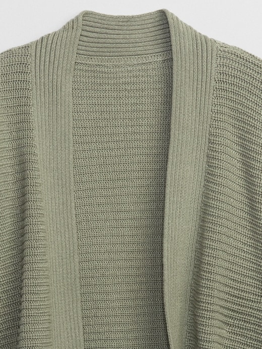 Image number 4 showing, Textured Open-Front Cardigan