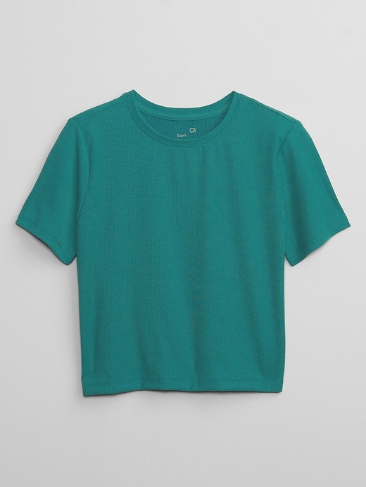 Image number 3 showing, GapFit Ribbed CoolDry T-Shirt