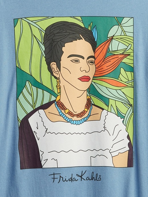 Image number 4 showing, Frida Kahlo Graphic T-Shirt