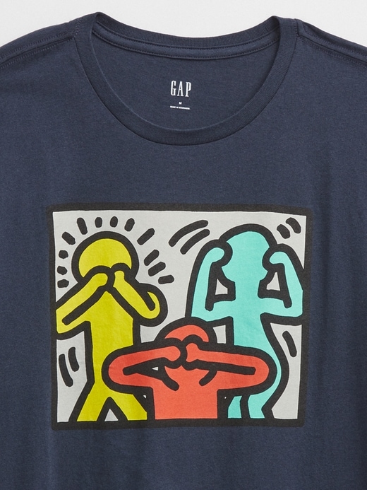 Image number 4 showing, Keith Haring Graphic T-Shirt