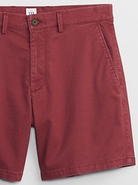 7" Essential Khaki Shorts with Washwell