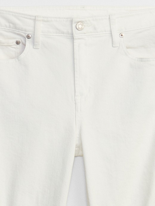 Image number 4 showing, Mid Rise Destructed Universal Slim Boyfriend Jeans