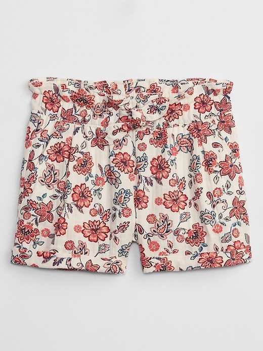 View large product image 1 of 1. Toddler Gauze Pull-On Shorts