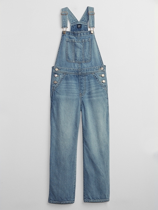 View large product image 1 of 2. Kids Denim Overalls with Washwell