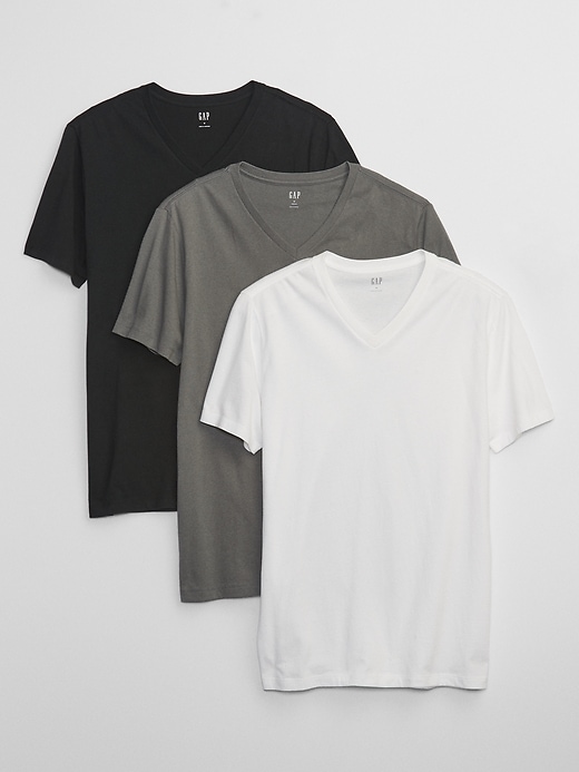 Image number 1 showing, V-Neck T-Shirt (3-Pack)