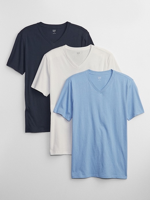 Image number 5 showing, V-Neck T-Shirt (3-Pack)