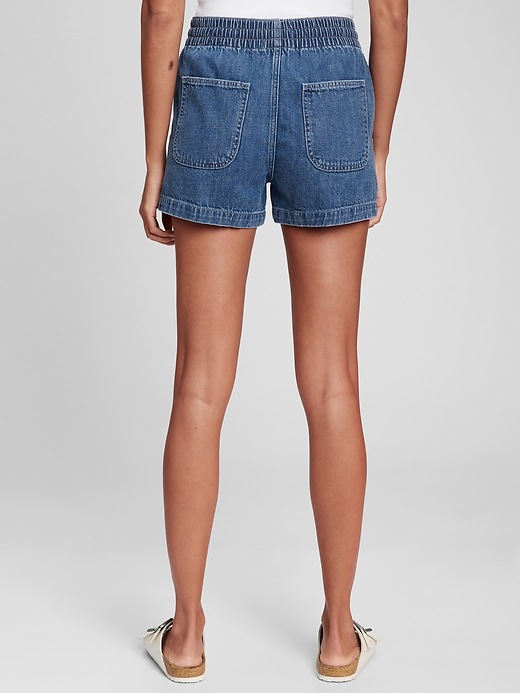 Image number 2 showing, 3.5" Denim Pull-On Shorts with Washwell