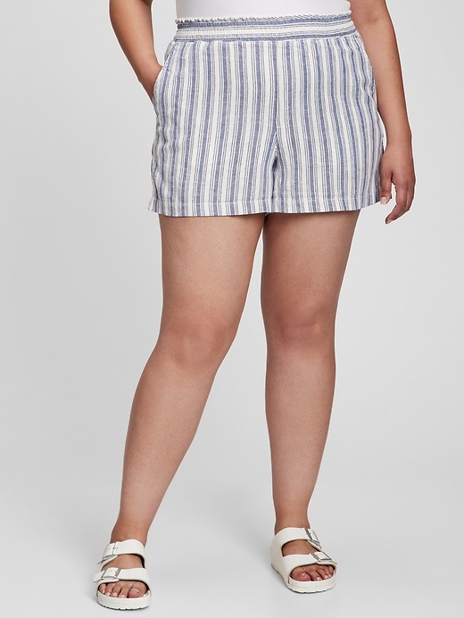 Image number 5 showing, 4" Smocked Stripe Shorts