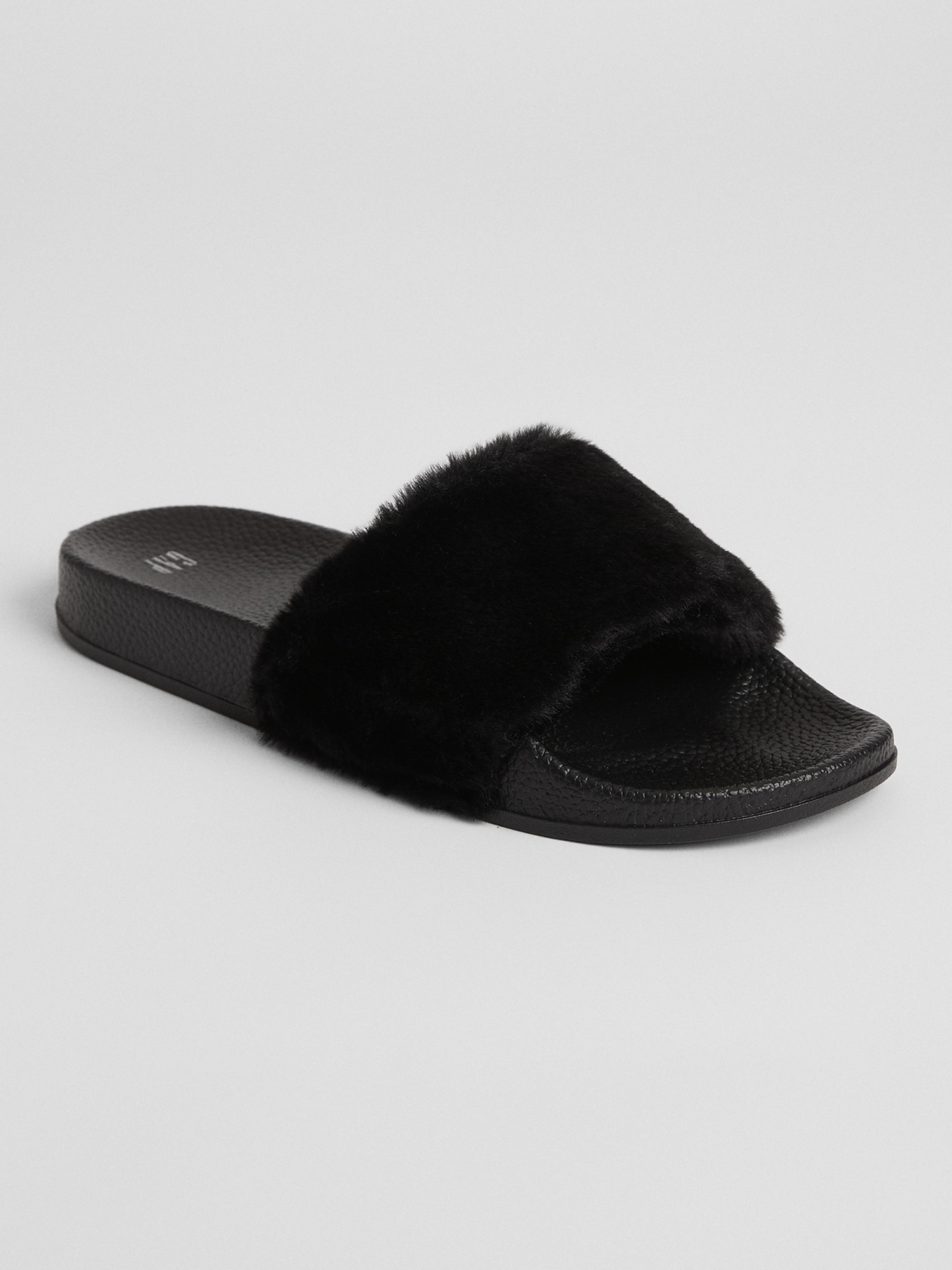 FauxFur Slides Gap Factory