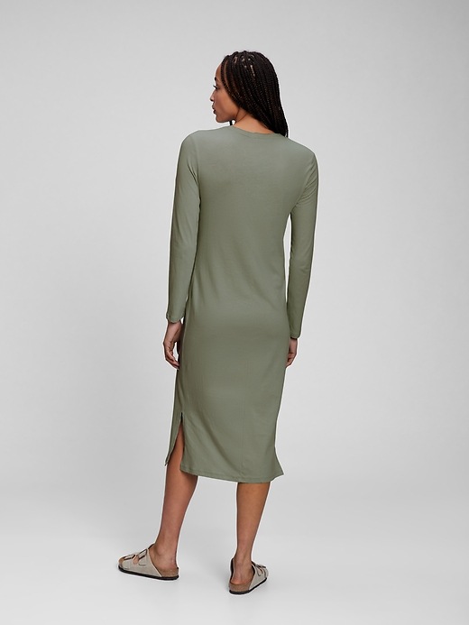 Image number 2 showing, Crewneck Midi Dress