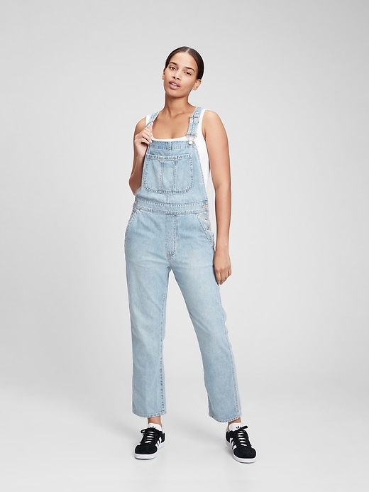 Image number 1 showing, Denim Overalls with Washwell