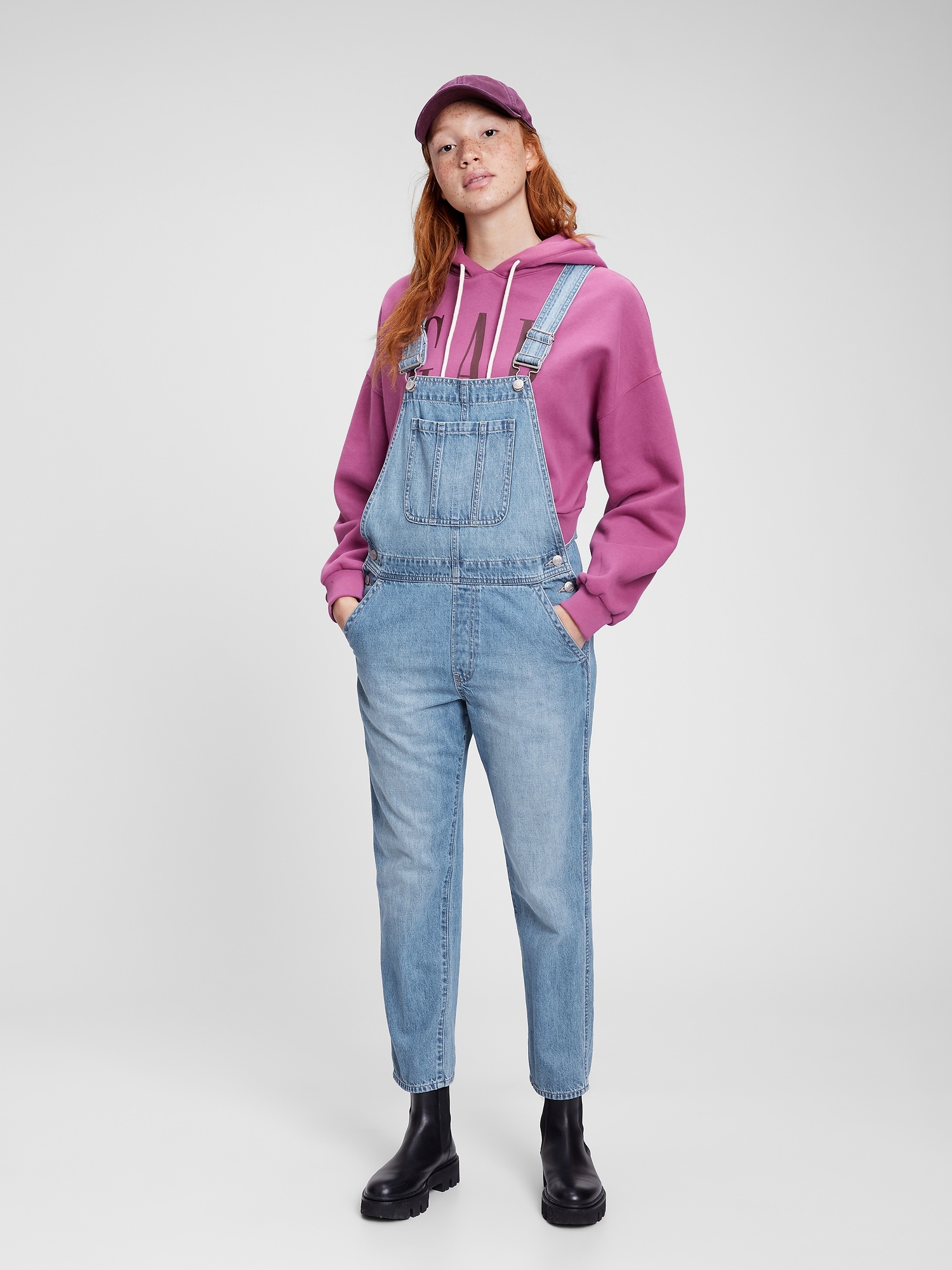 Denim Overalls with Washwell
