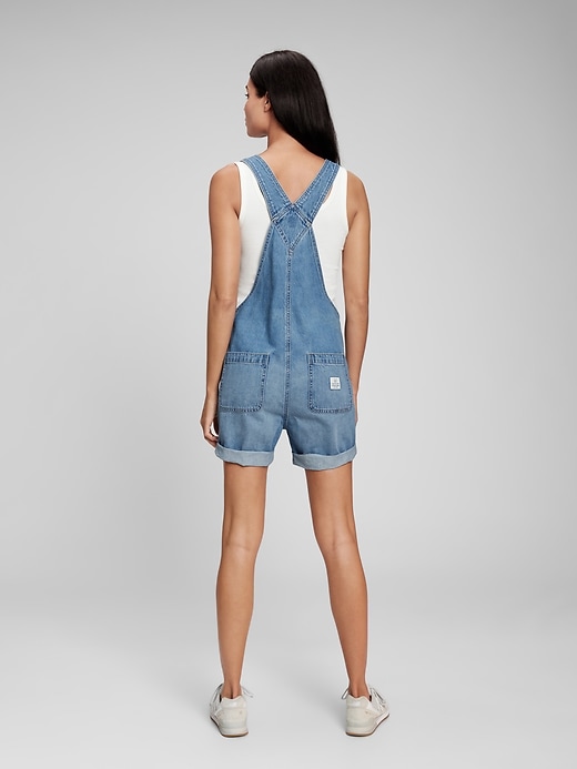 Image number 2 showing, Denim Shortalls