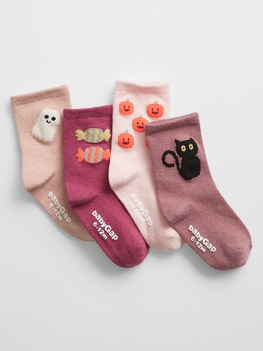babyGap Halloween Crew Socks (4-Pack)