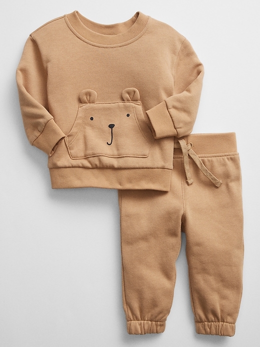 Image number 1 showing, Baby Brannan Bear Two-Piece Outfit Set
