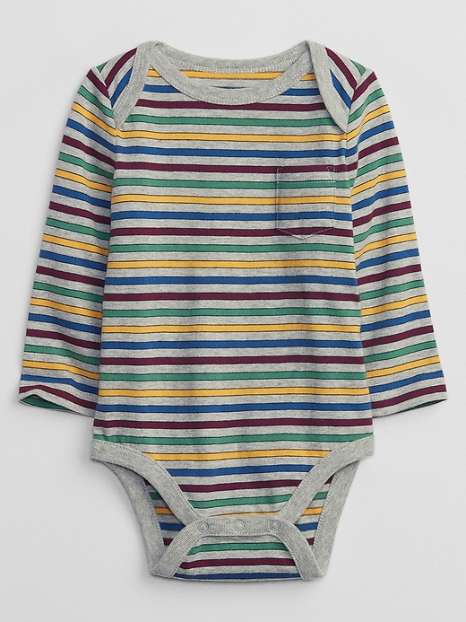 Baby Stripe Pocket Bodysuit