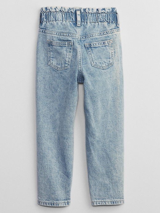 View large product image 2 of 2. babyGap Paperbag Mom Jeans with Washwell