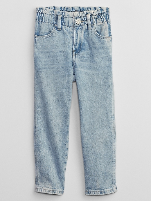 View large product image 1 of 2. babyGap Paperbag Mom Jeans with Washwell