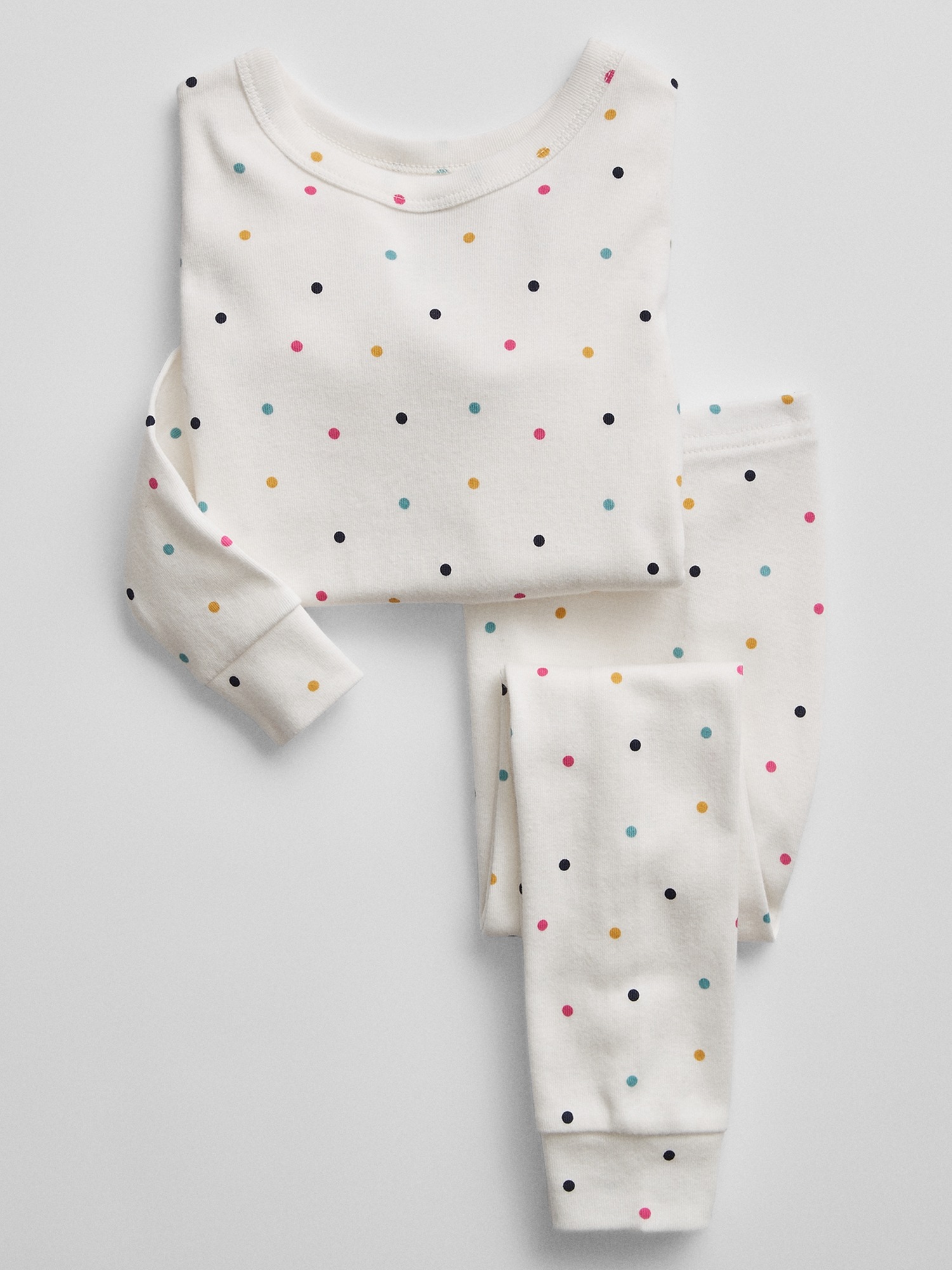 babyGap 100% Organic Cotton Dot PJ Set