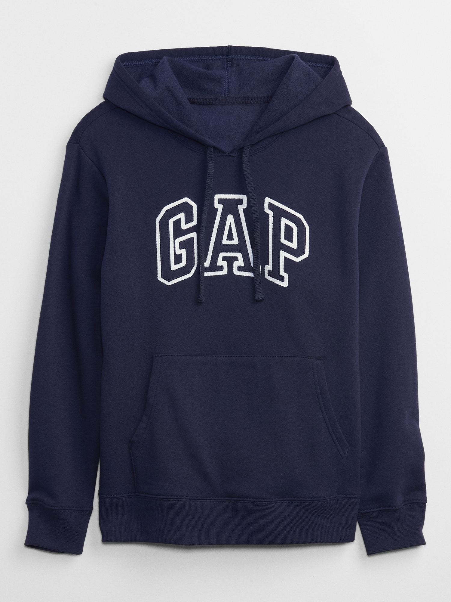 Gap Factory Relaxed Gap Logo Zip Hoodie In Blue