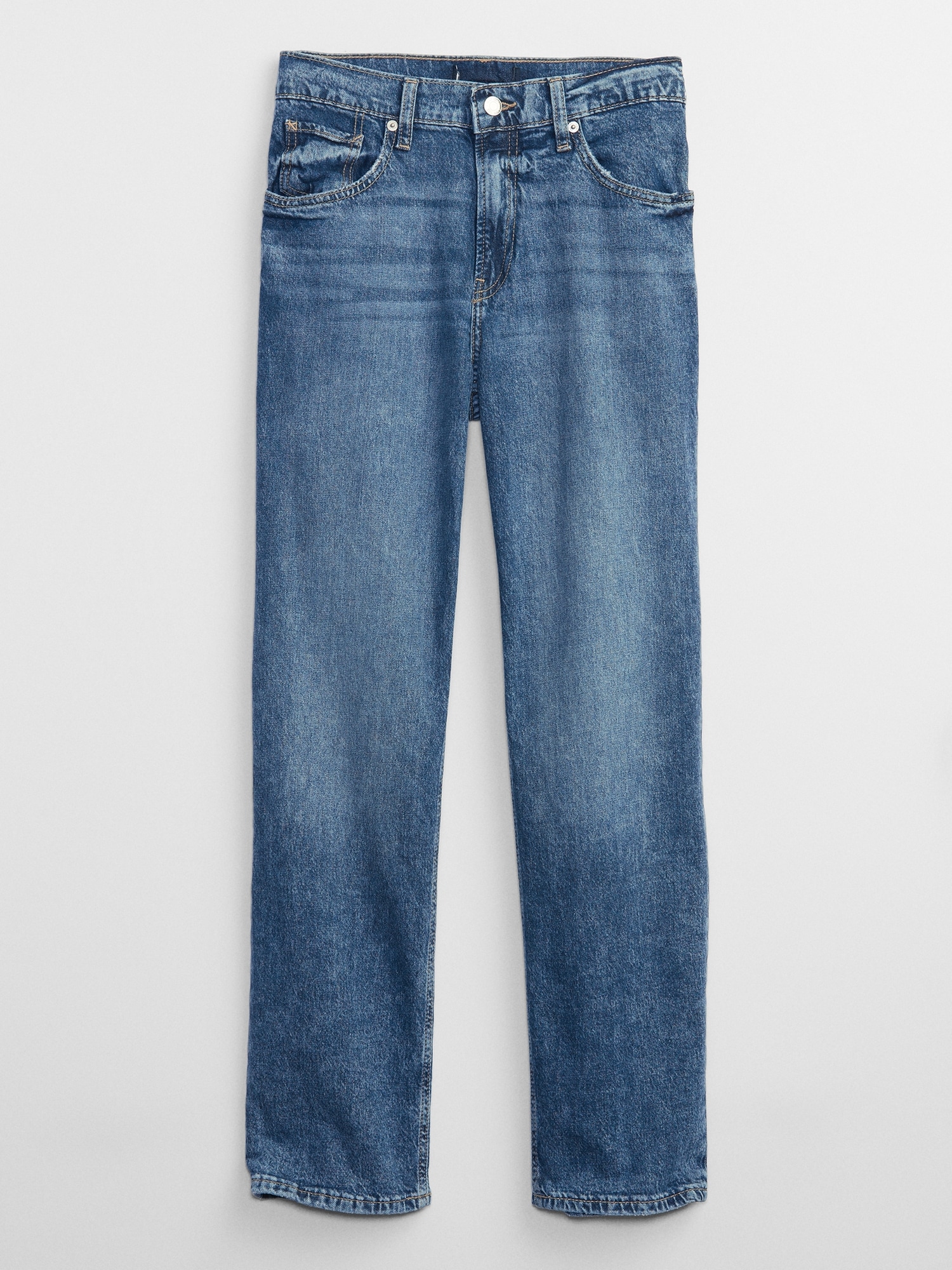 Mid Rise '90s Loose Jeans with Washwell | Gap Factory