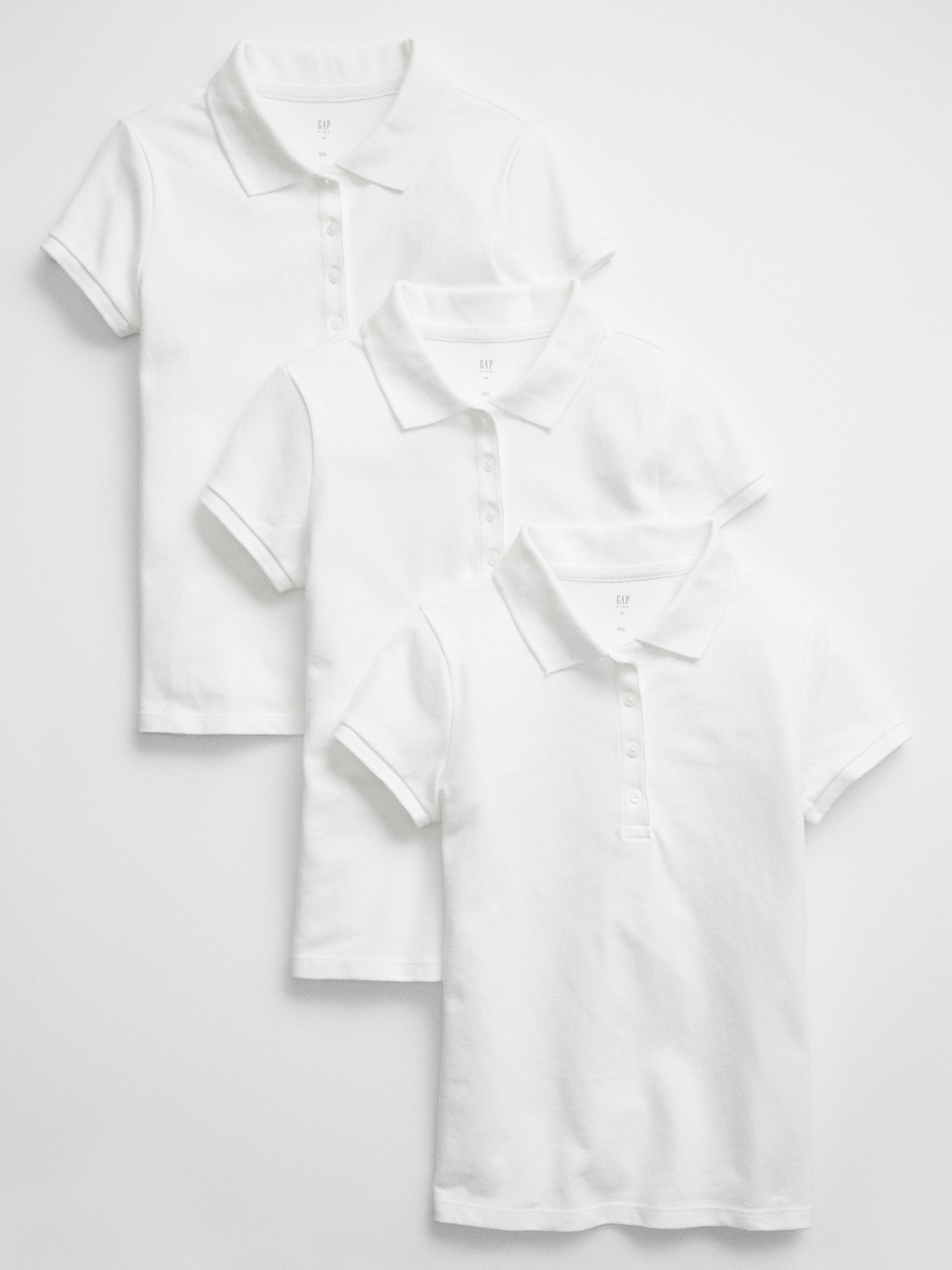 White polo shirt clearance pack