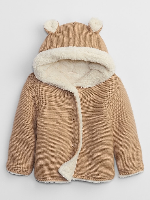 Image number 4 showing, Baby Sherpa-Lined Cardigan