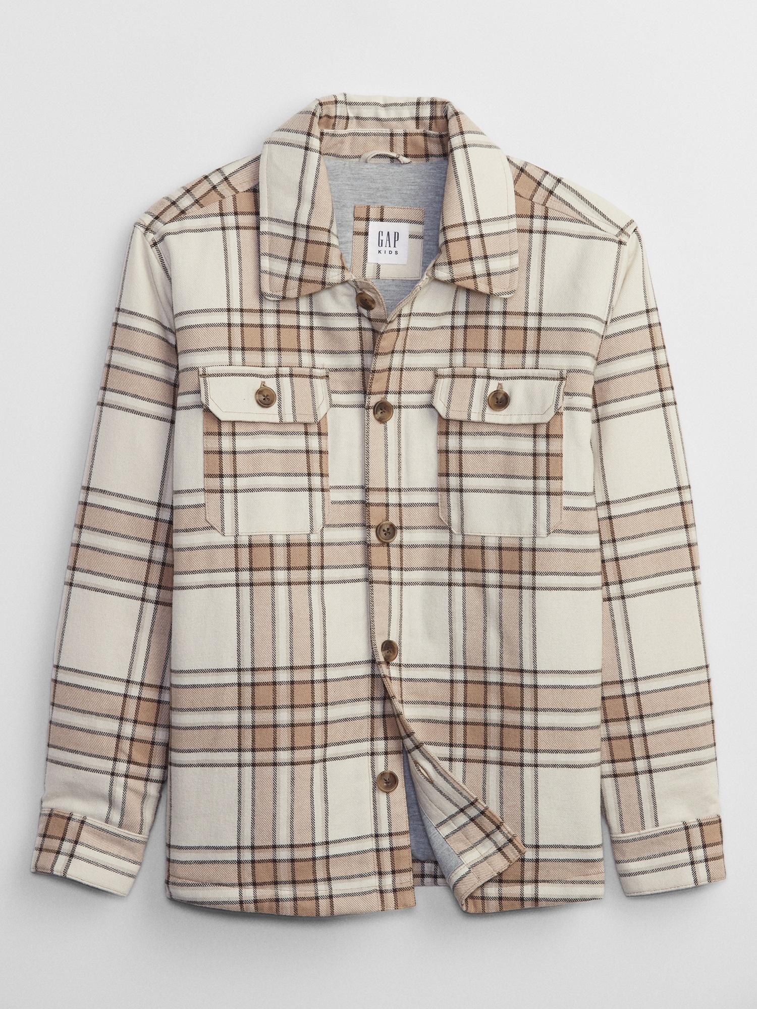 gap shacket plaid