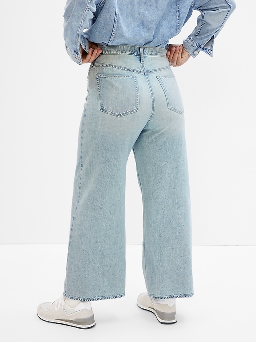 High Rise Wide-Leg Jeans | Gap Factory