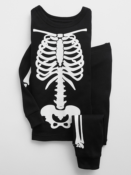 babyGap 100% Organic Cotton Skeleton PJ Set